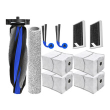 Fit for T90 Pro Omni / T90 Omni Vacuum Direct Drainage Version Dust Parts Brush Filter Roller Mop Accessories (10PCS)