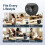 Pomodoro Timer, Gravity-Flip Countdown Timer with 5, 10, 25 & 50 Presets Custom Timer, Silent & Vibration Alerts 3