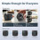 Pomodoro Timer, Gravity-Flip Countdown Timer with 5, 10, 25 & 50 Presets Custom Timer, Silent & Vibration Alerts 5