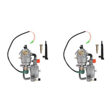2X Upgraded Dual Fuel Carburetor 5-8KW Generator LPG/NG for GX390 High-Quality 188F 190F Carburetor
