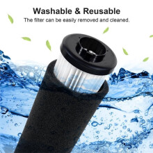 2 Stuks HEPA-Filters voor Style F112 Stofzuiger - Wasbare en Herbruikbare Vervangingsfilterpatronen