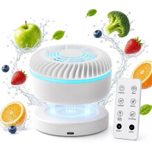 Fruit & Vegetable Cleaner with Remote,30W Titanium Electrolysis Remote Control Selects Presets for Produce,Meat,Seafood
