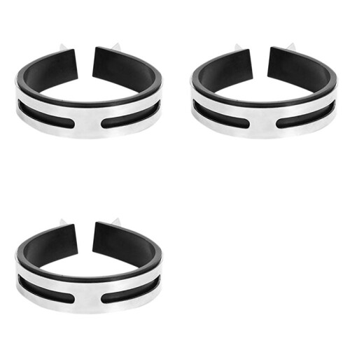 3X Motorcycle Exhaust Pipe Muffler Clamp Fixed  Support Bracket 110Mm