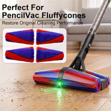 Roller Brush Replacement Compatible with PencilVac Fluffycones Conical Brush Bar Compatible Compatible with SV50 FC for Hard Floors