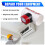 2X Plastic Motorized Damper PVC Check Valve Air Duct Volume Controller for Ventilation Pipe 220VAC 75mm 6