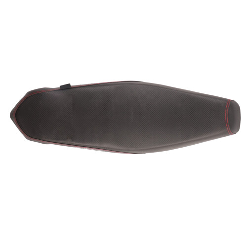 RS150 Sitzkissen Motorrad PU-Leder Nähte rot 2