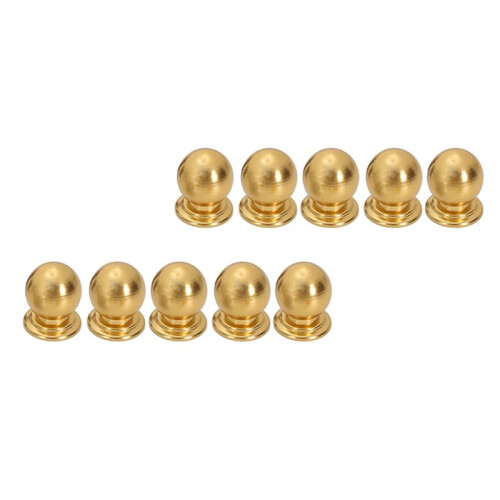 30 Pcs Cabinet Knobs Round  Knobs Bathroom Cabinet Knobs Dresser Knobs, Modern Cabinet Hardware for Kitchen Gold 2