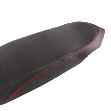RS150 Sitzkissen Motorrad PU-Leder Nähte rot
