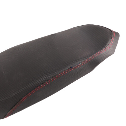 RS150 Sitzkissen Motorrad PU-Leder Nähte rot