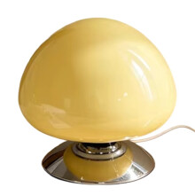 Mushroom Disc Table Lamp, Dimmable Bedside Decor Lamp for Bedroom Dorm Living Room Home Decoration