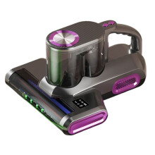 Aspirateur de Matelas Sans Fil, 15 KPa, avec Lumière UV-C 253,7 Nm et Ultrasons, 52 800 BPM, Système HEP à 3 Niveaux C