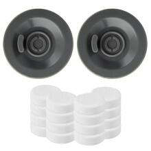 16PCS Cleaning Tablets + 2PCS 53mm Disc Use During the Machine'S Cleaning Program to Help Prevent Clogs