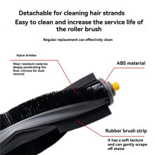 Brosse Rotative pour Aspirateur pour Deebot X1 Omni / X1S Pro / T10 / T20 - Brosse Principale de Rechange