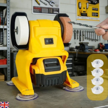 150W Cordless Bench Grinder For DeWalt 18V 20V XR Battery Metal Wood Polisher