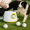 Dog Automatic Ball Launcher With 3 Balls Pet Ball Thrower Interactive Game UK 1