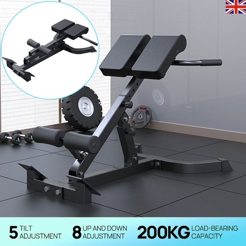 Adjustable Roman Chair Back Extension Exercise Bench Back Training Supine Board