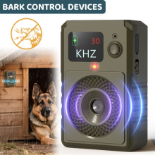 Waterproof Ultrasonic Anti Bark Device USB Rechargeable 50ft Range Dog Deterrent