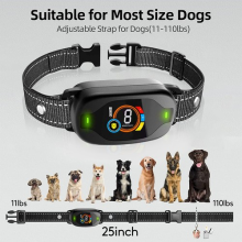 Anti Bark Electric Shock Dog Collar Stop Barking Pet Training Collar Control