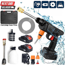 Portable Vehicle High Pressure Washer Cordless Wash Cleaner Efficient Cleaning