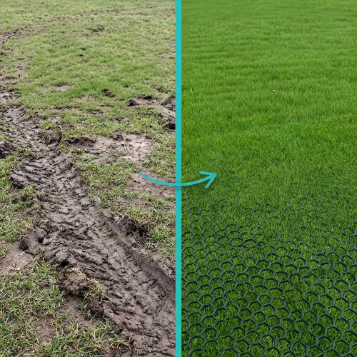 Gazonstabilisatierooster, weerbestendig kunststof