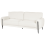Beliani Sofa 3 Seater SKARO Chenille Off-White 4