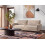 Beliani Sofa 3 Seater SKARO Chenille Beige 2