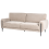 Beliani Sofa 3 Seater SKARO Chenille Beige 4
