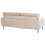 Beliani Sofa 3 Seater SKARO Chenille Beige 5