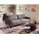 Beliani Sofa 3 Seater SKARO Chenille Taupe 2