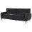 Beliani Sofa 3 Seater SKARO Chenille Black 4