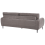 Beliani Sofa 3 Seater SKARO Chenille Taupe 5