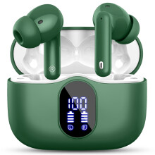 Wireless Earbuds, Bluetooth 5.4 Headphones In Ear with 4 ENC Noise Cancelling Mic, 2026 Bluetooth Earphones Mini HI-FI Stereo Sound, LED Display Wirel