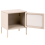 Beliani Bedside Table OSSETT Metal Beige 4