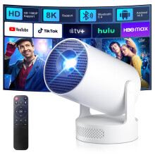 Salange HY300Ultra Smart Projector Android 14 Built-in Apps,4K & 8K Support
