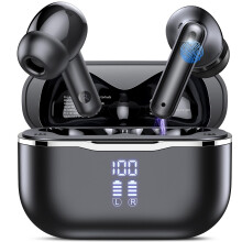 AI Adaptive Noise Cancelling Wireless Earbuds Bluetooth 6.0 Headphones 60H