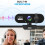 AOC AOC Webcam for PC with Microphone, 4K Webcam Privacy Cover, Plug & Play 5