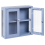 Beliani Wall Cabinet HARLYN 60 cm Metal Blue 4
