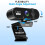 AOC AOC Webcam for PC with Microphone, 4K Webcam Privacy Cover, Plug & Play 9