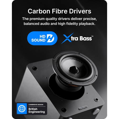 MAJORITY D50X Bookshelf Bluetooth Speakers | Wireless Active Speakers Pair 2