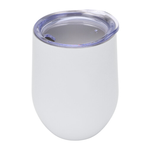 Edelstahl Isolierbecher 340 ml Weiß 2