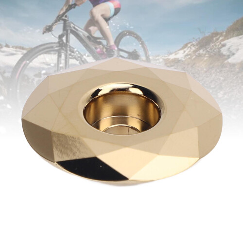 Fahrrad Gabel Abdeckkappe gold 2
