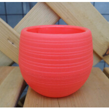(Red)Kunststoff Blumentopf mit Drainagelöchern leicht Pflanzgefäß für Indoor Outdoor Garten Bepflanzung