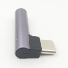 Elbow Mobile Phone Headset Adapter Metal Adapter for Listening to Music and Making Calls