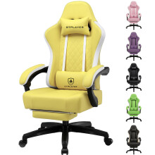 GTPLAYER Gaming Chair with Footrest, Ergonomic Computer Desk Chair with Pocket Spring Cushion Home Office High Back Support Lumbar Support Heavy Duty