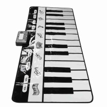 Klavier Teppich 180x72cm 24 Tasten Musikmatte