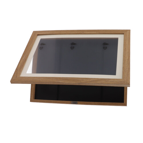 Kinder Kunstrahmen Aufbewahrung magnetisch Braun 2
