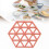 Silikon Topfuntersetzer 5 Stück sechseckig 16x14cm 3