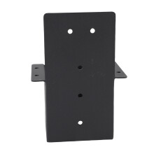 Pergola Pfostenaufsatz Stahl Schwarz 4 Stück