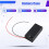 2 X AA 3V Battery Holder Case Box Slot Wired /OFF  W Cover 2