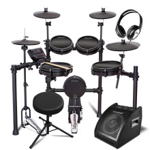 Carlsbro CSD45M Electric Drum Set with Quiet MESH Pads - 9-Piece Practice Set